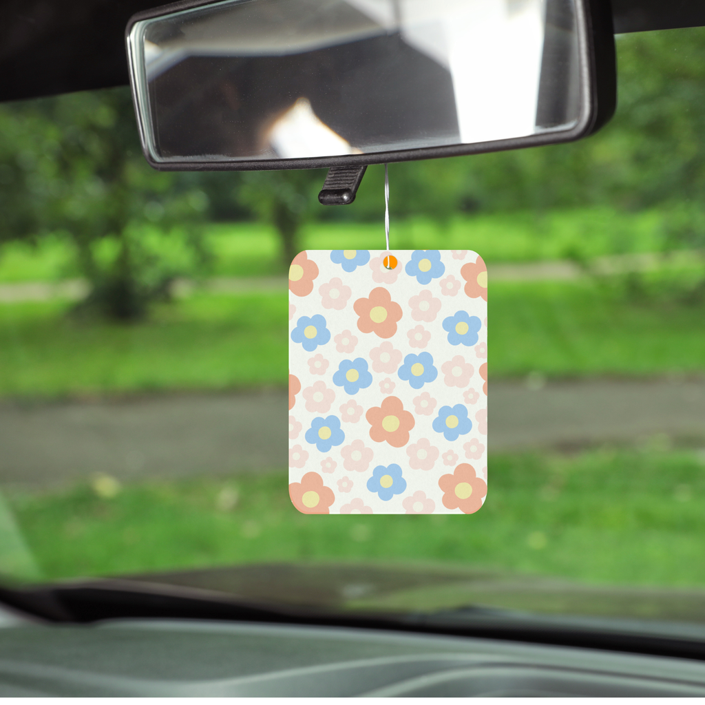 Girly Flower Pattern Car Freshie