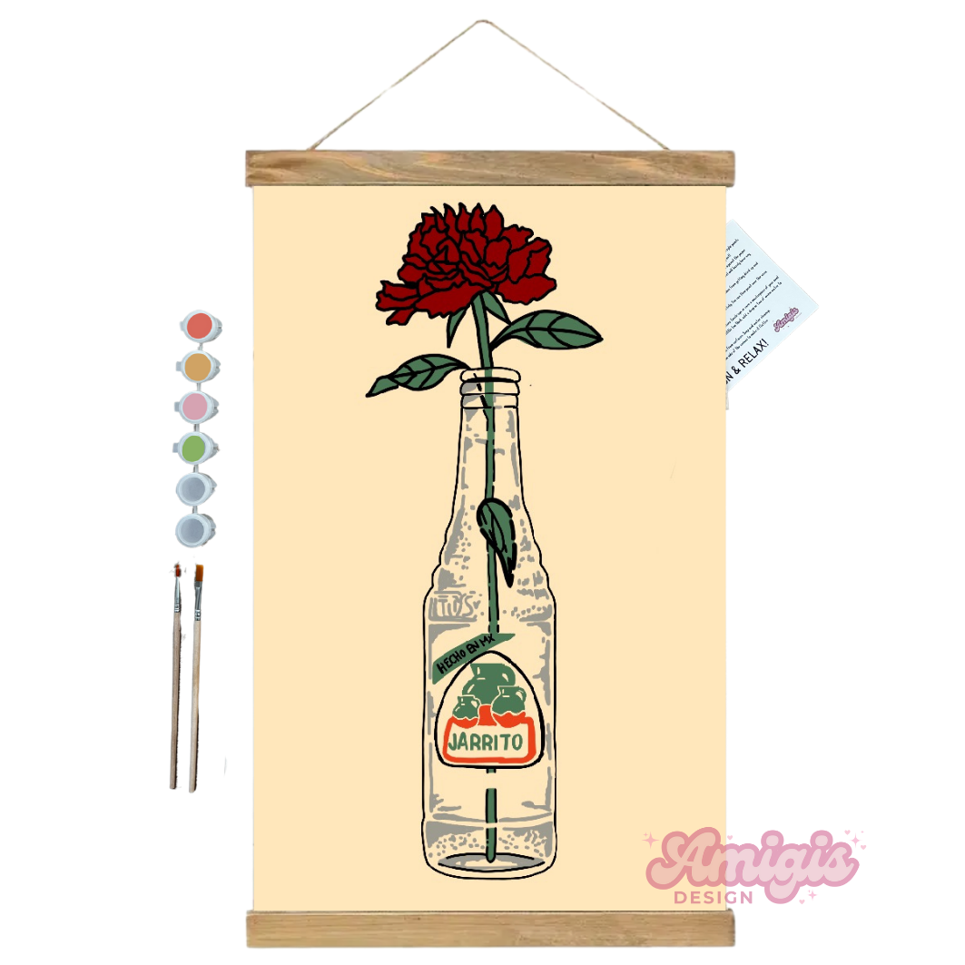 Jarrito Flower Bud Paint by Number Kit
