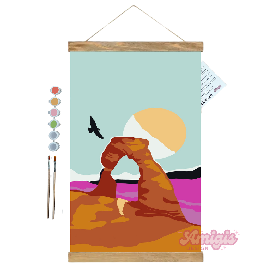 Arches Utah Paint by Number Kit