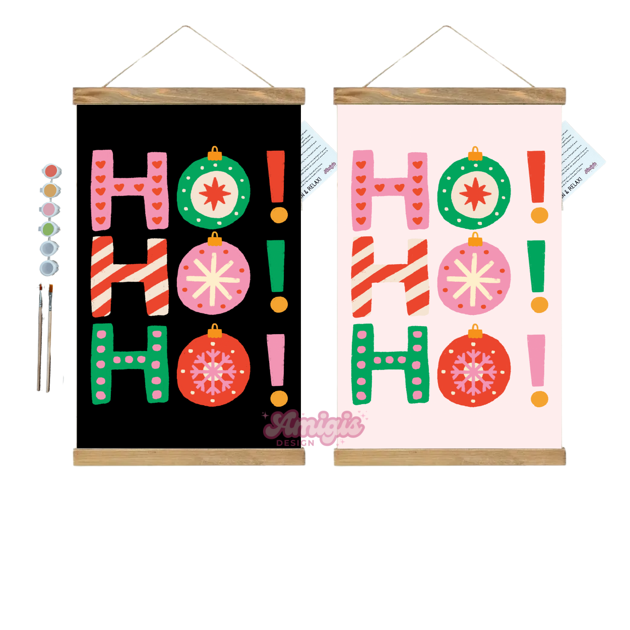 Ho! Ho! Ho! Paint by Number Kit 8x12