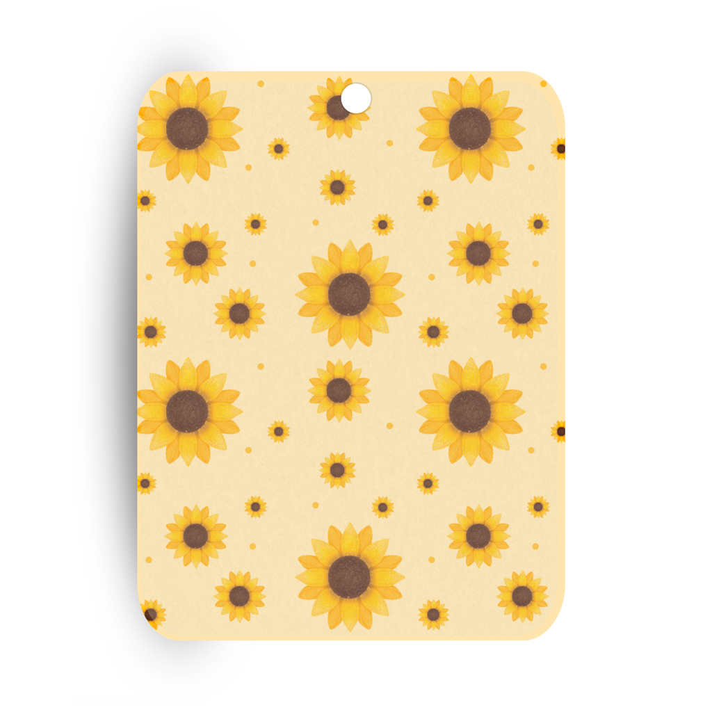 Sunflower Pattern Car Freshie