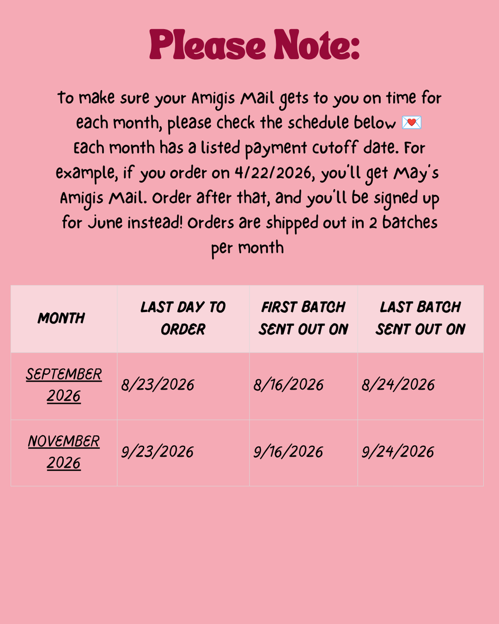 Amigis Mail Club
