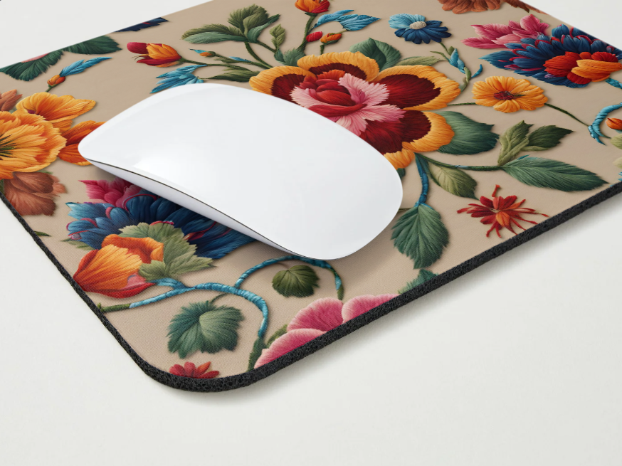 Juanita "Embroidered" Mousepad
