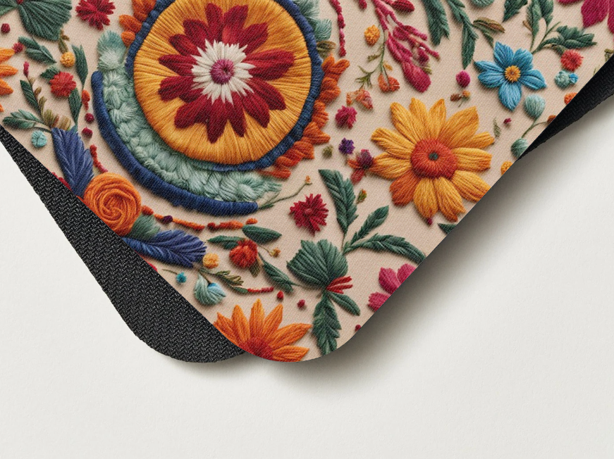 Elvia "Embroidered" Mousepad