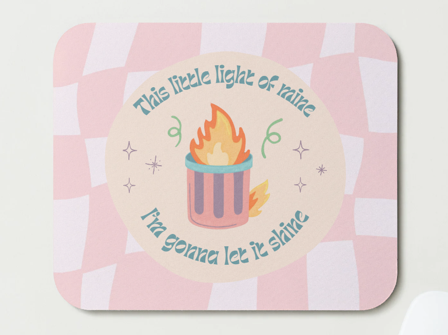 It's a Bit of a Dumpster Fire Mousepad