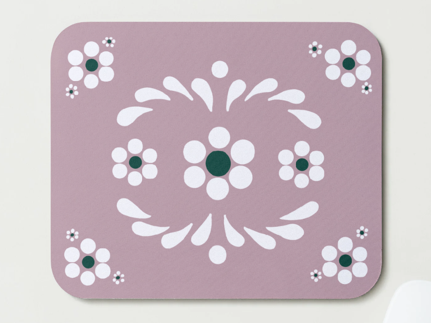 Pink Barro Talavera Mousepad
