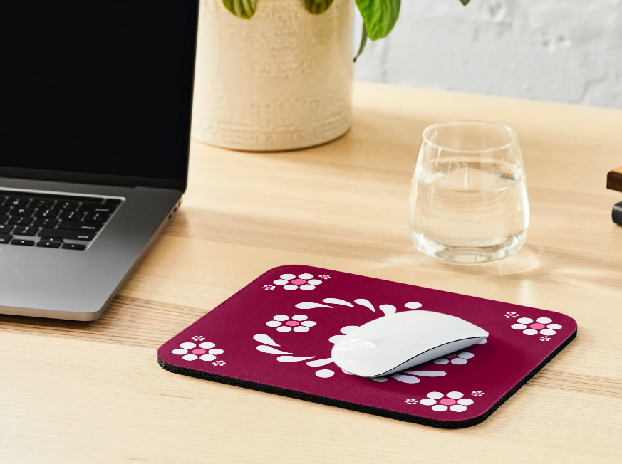 Magenta Barro Talavera Mousepad