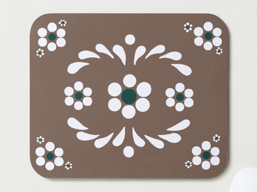 Brown Barro Talavera Mousepad