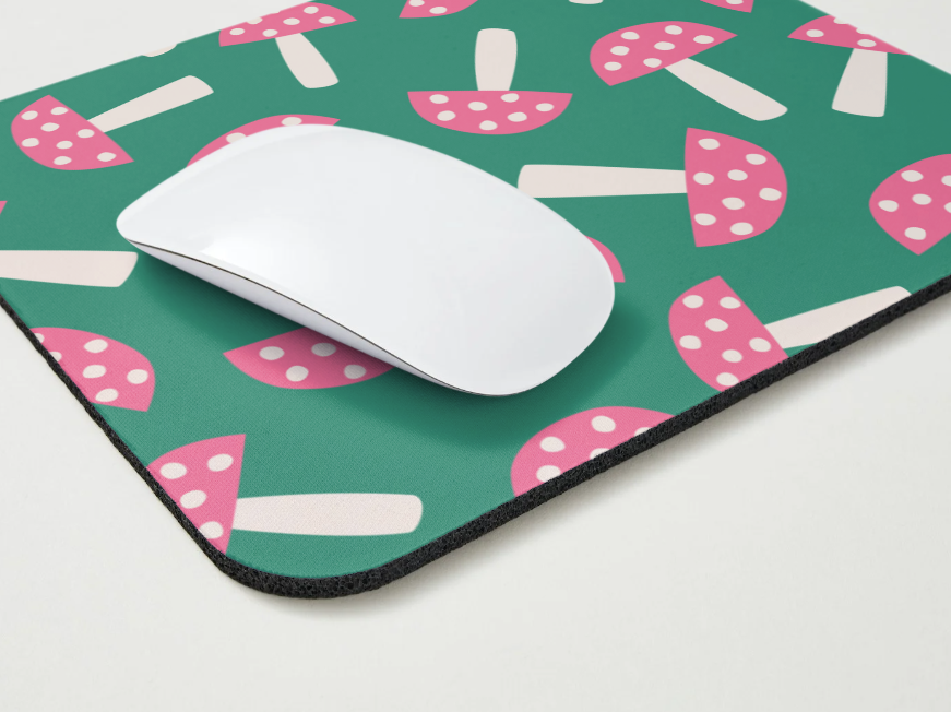 Retro Fungi Field Mousepad