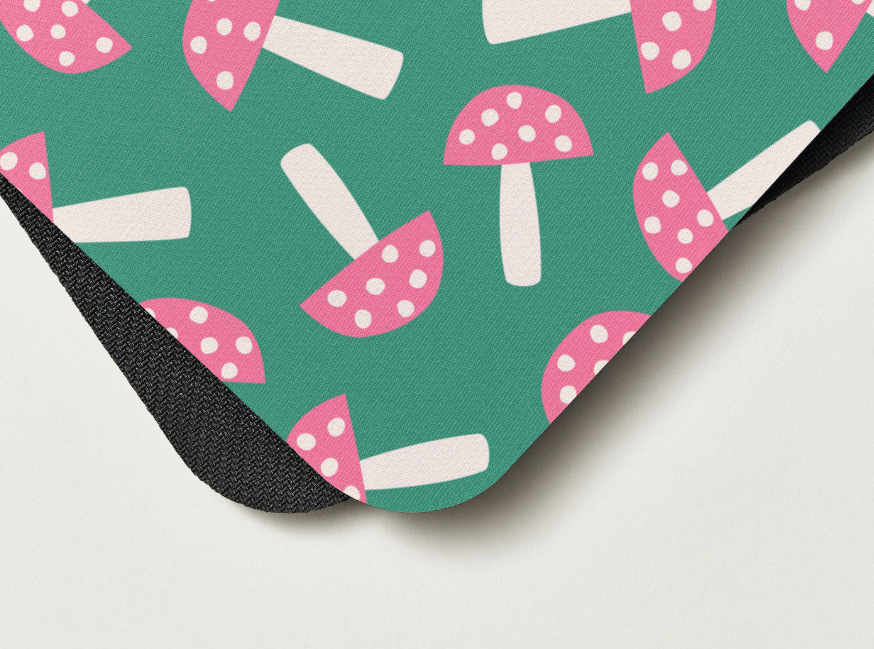 Retro Fungi Field Mousepad