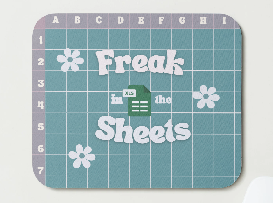 Freak in the Sheets Mousepad