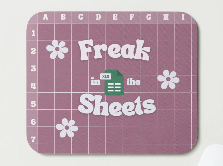 Freak in the Sheets Mousepad