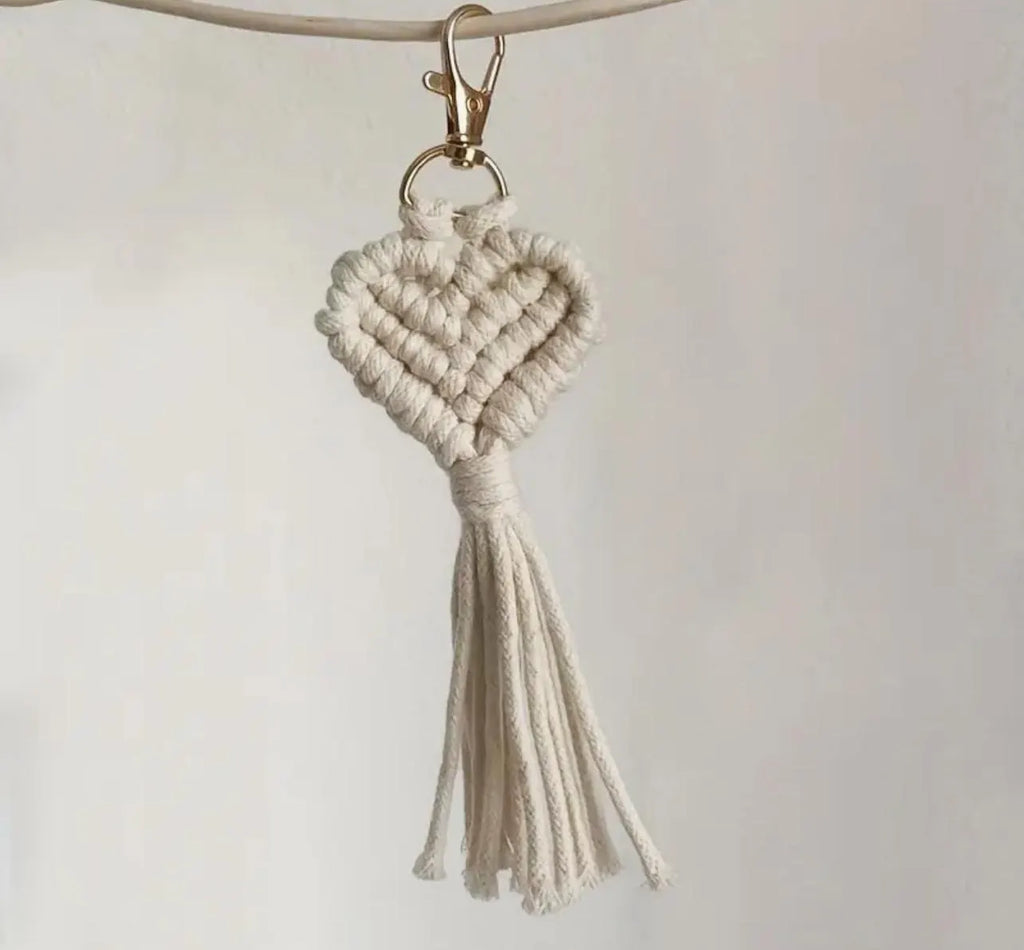 DIY Heart Macrame Keychain Kit