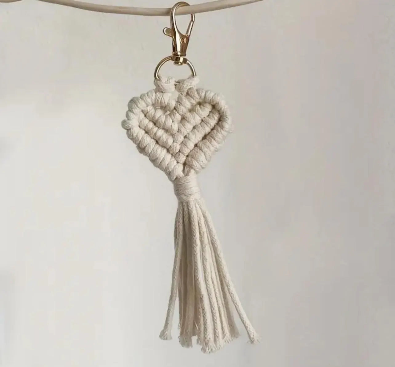 DIY Heart Macrame Keychain Kit