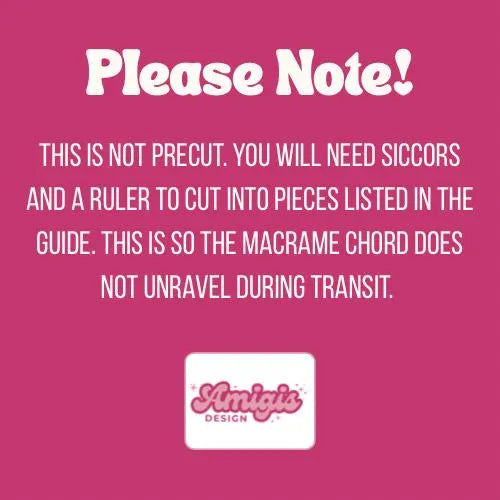 DIY Heart Macrame Keychain Kit